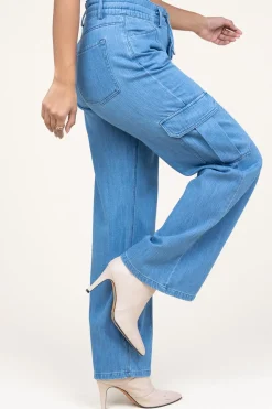 Discount Dante 6 Soft Tencel Denim Cargo Pants Blustery | Blue... | | Little Soho