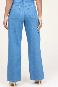 Discount Dante 6 Soft Tencel Denim Cargo Pants Blustery | Blue... | | Little Soho