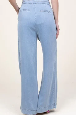 Best Aaiko Soft Tencel Pleated Pants Fredrique | Blue... | | Little Soho