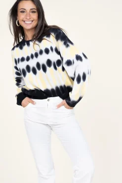 Best ba&sh Soft Tie-Dye Sweater Tutti | Yellow... | | Little Soho