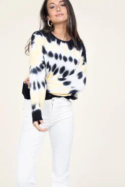 Best ba&sh Soft Tie-Dye Sweater Tutti | Yellow... | | Little Soho