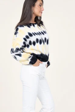 Best ba&sh Soft Tie-Dye Sweater Tutti | Yellow... | | Little Soho