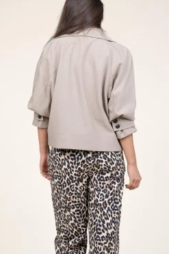 Best Sale Second Female Soft Trenchcoat Silvia | Taupe... | | Little Soho