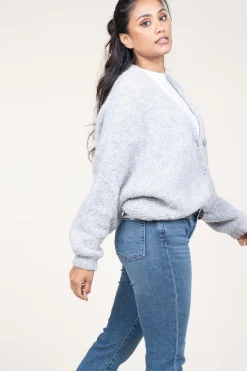 Sale American Vintage Soft Wool Mix Cardigan Zolly | Grey... | | Little Soho