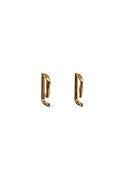 Store Bandhu Stainless Steel Gold Plated Earrings Linked | Gold... | | Little Soho