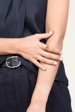 Shop Bandhu Stainless Steel Gold Plated Ring Wire | Gold... | | Little Soho