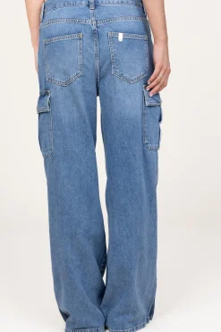 Clearance Liu Jo Straight Leg Cargo Jeans Mo | Blue... | | Little Soho
