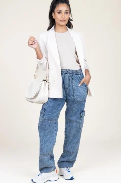 Hot Dante 6 Stretch Double Breasted Blazer Odille | Natural... | | Little Soho