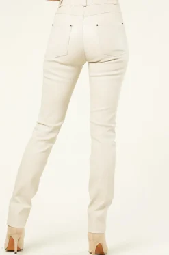Best Sale STUDIO AR Stretch Leather Pants Amary | Natural... | | Little Soho