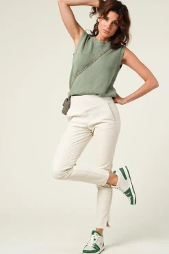 Clearance Ibana Stretch Leather Pants Colette | White... | | Little Soho