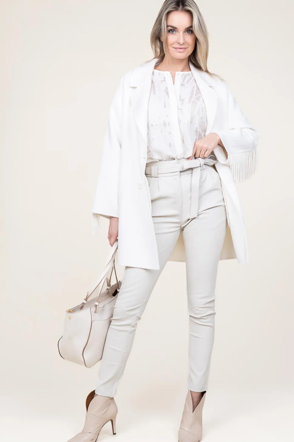 Best Ibana Stretch Leather Paperbag Paula | Naturel... | | Little Soho