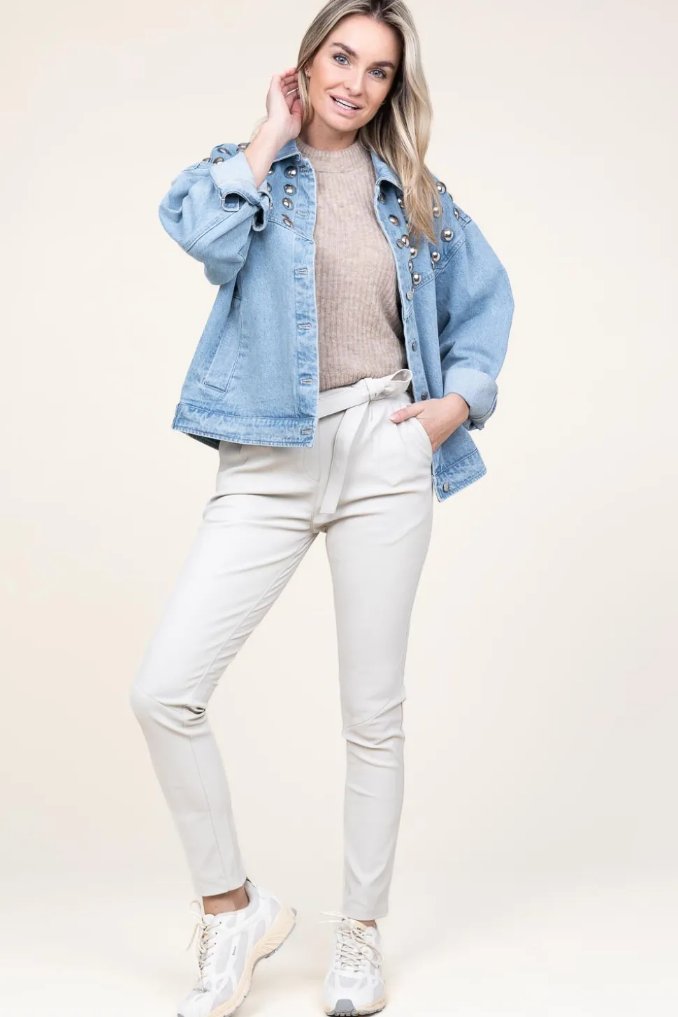 Best Ibana Stretch Leather Paperbag Paula | Naturel... | | Little Soho