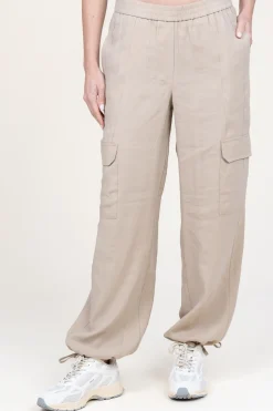 Store Dante 6 Stretch Linen Mix Trousers Zach | Natural... | | Little Soho