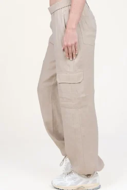 Store Dante 6 Stretch Linen Mix Trousers Zach | Natural... | | Little Soho