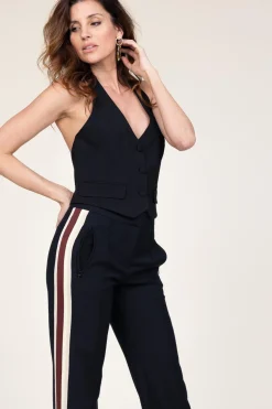 Hot ba&sh Stretch Waistcoat Good | Black... | | Little Soho