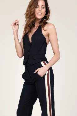 Hot ba&sh Stretch Waistcoat Good | Black... | | Little Soho