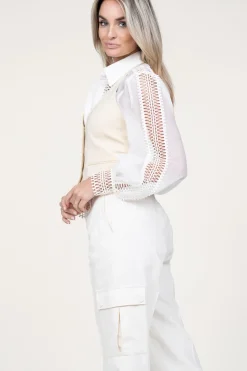 Flash Sale ba&sh Stretch Waistcoat Good | Natural... | | Little Soho