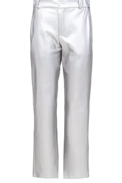 Sale D-ETOILES CASIOPE Stretchy Metallic Pants Great | Silver... | | Little Soho