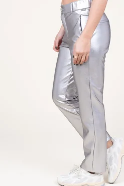 Sale D-ETOILES CASIOPE Stretchy Metallic Pants Great | Silver... | | Little Soho