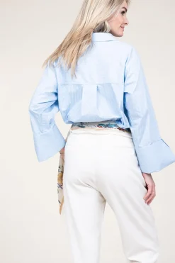 Clearance Aaiko Striped Blouse Elda | Blue... | | Little Soho