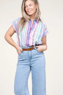 Online Stella Forest Striped Blouse Guiseppa | Multi... | | Little Soho