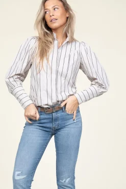 Store Co'Couture Striped Blouse Ivana | Natural... | | Little Soho