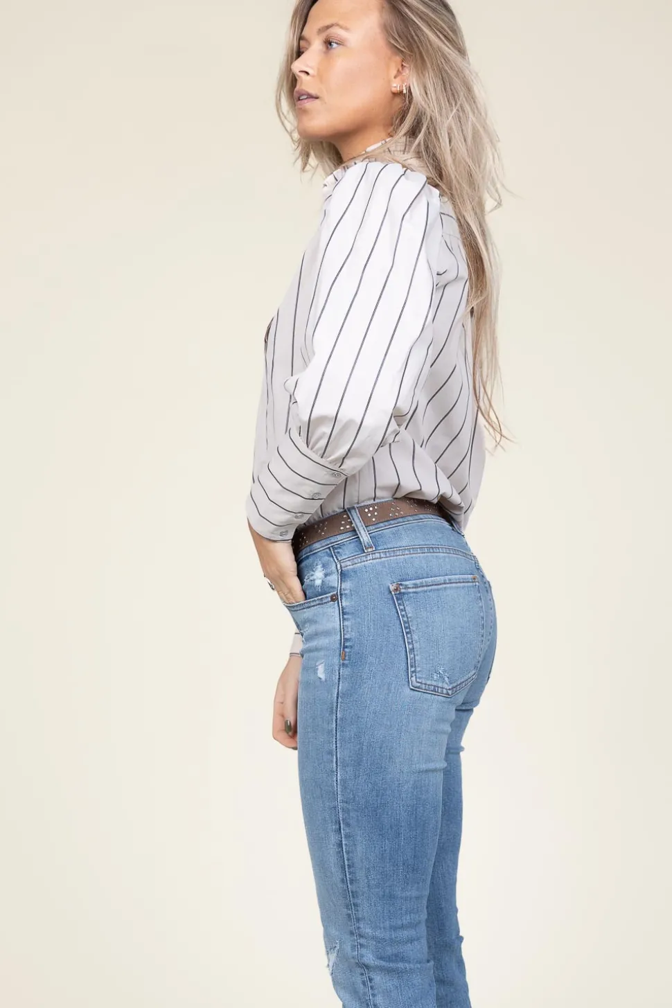 Store Co'Couture Striped Blouse Ivana | Natural... | | Little Soho