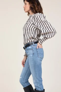 Best Co'Couture Striped Blouse Sadie | Natural... | | Little Soho