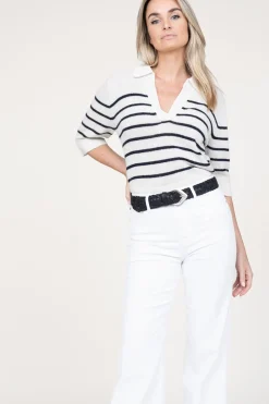 Flash Sale Dante 6 Striped Soft Sweater Jackey | Natural... | | Little Soho