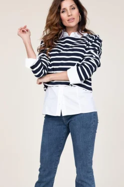 Clearance Co'Couture Striped Sweater Classic | Blue... | | Little Soho