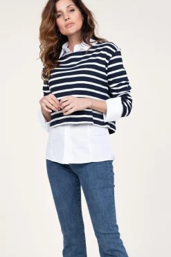 Clearance Co'Couture Striped Sweater Classic | Blue... | | Little Soho