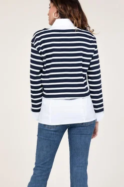 Clearance Co'Couture Striped Sweater Classic | Blue... | | Little Soho