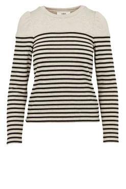 Best ba&sh Striped Top Palki | Natural... | | Little Soho