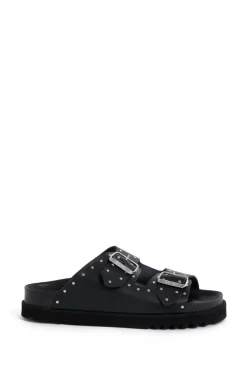 Flash Sale Scholl Studded Leather Sandals Beatriz | Black... | | Little Soho