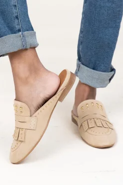 Cheap Toral Studded Slip-On Loafers Camille | Beige... | | Little Soho