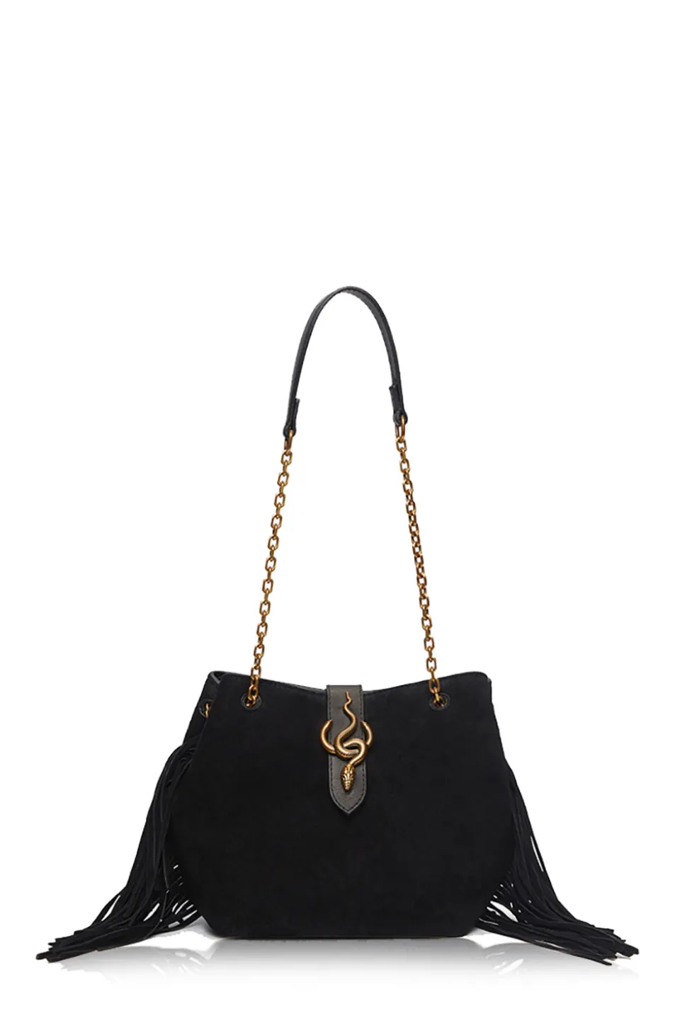 Store Vanessa Bruno Suede Fringe Bag Cleo Small | Black... | | Little Soho