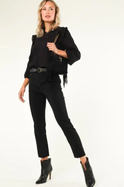 Store Vanessa Bruno Suede Fringe Bag Cleo Small | Black... | | Little Soho