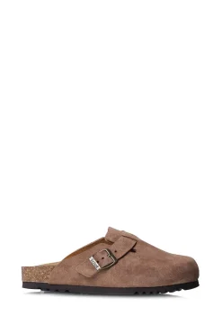 Hot Scholl Suede Sandals Fae | Taupe... | | Little Soho