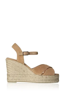Fashion Castaner Suede Wedges Blaudell | Camel... | | Little Soho