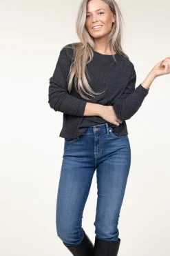 Hot American Vintage Super Soft Sweater Heather | Black... | | Little Soho