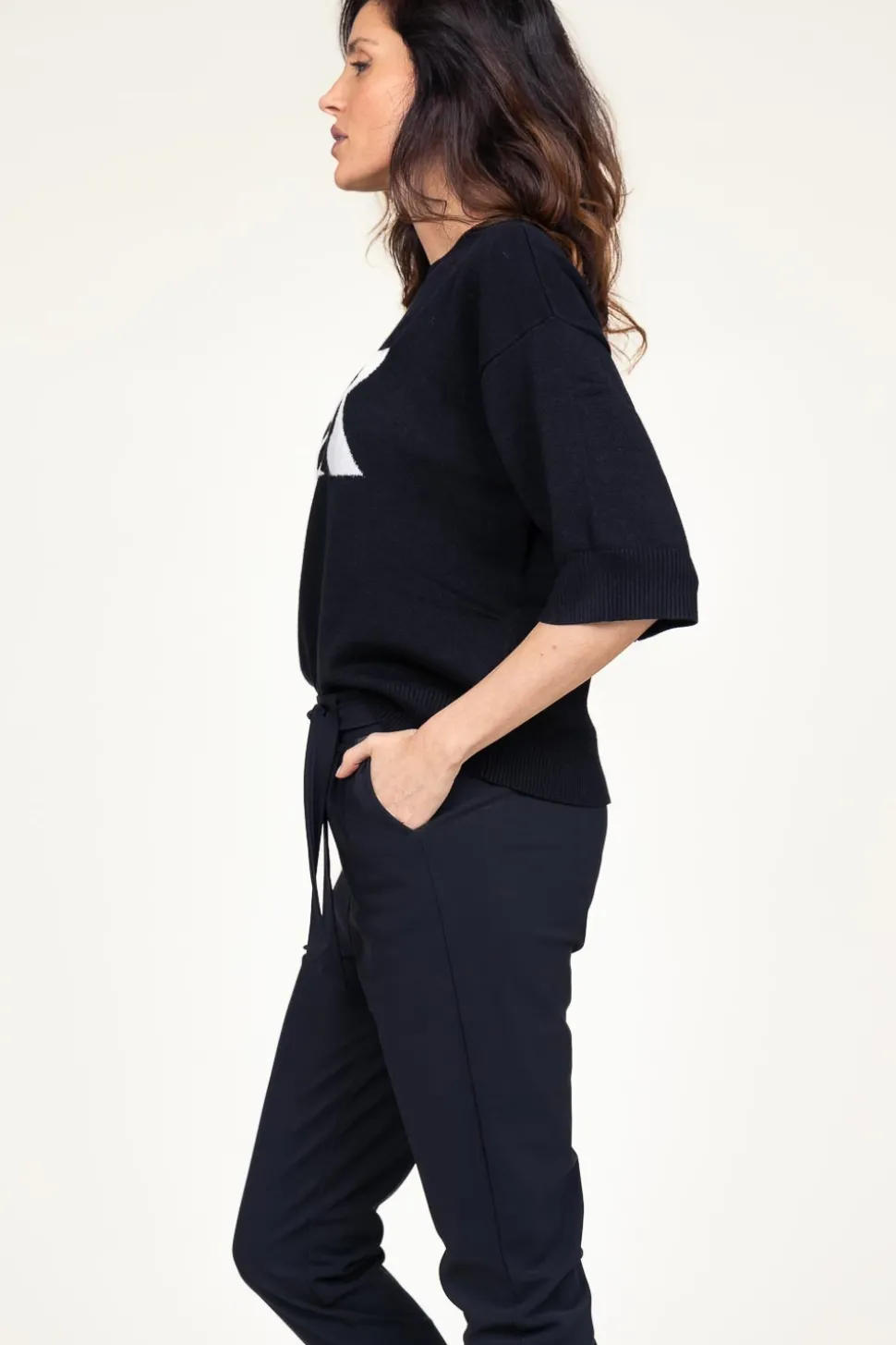 Online STUDIO AR Super Soft Sweater Isidre | Black... | | Little Soho