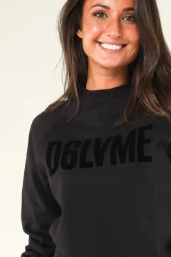 Shop Dante 6 Sweater With Balloon Sleeves Love Me | Black... | | Little Soho