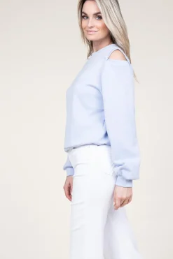 Fashion Aaiko Sweater With Cut-Outs Gioya | Blue... | | Little Soho