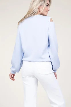 Fashion Aaiko Sweater With Cut-Outs Gioya | Blue... | | Little Soho