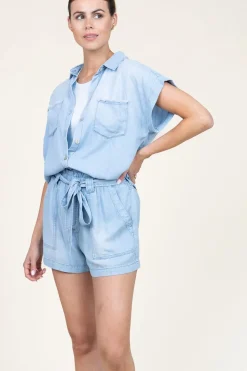 Flash Sale Bella Dahl Tencel Blouse Lilly | Blue... | | Little Soho