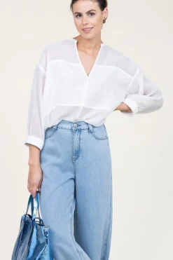 Online Dante 6 Tencel Bomber Top Stardust | White... | | Little Soho