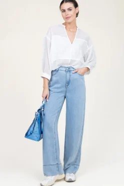 Online Dante 6 Tencel Bomber Top Stardust | White... | | Little Soho