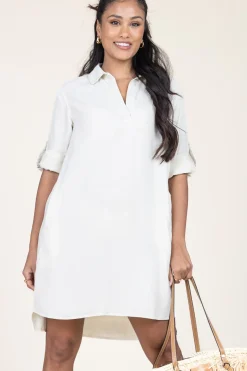 Sale Bella Dahl Tencel Dress Lisa | Beige... | | Little Soho