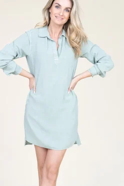 Fashion Bella Dahl Tencel Dress Lisa | Green... | | Little Soho