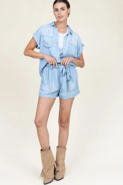 Online Bella Dahl Tencel Short Mara | Blue... | | Little Soho